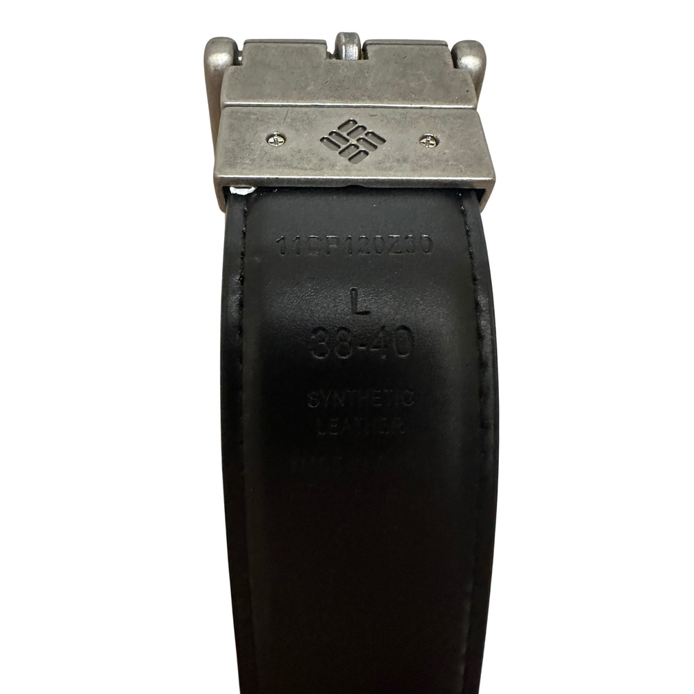 Dockers‎ Mens Reversible Belt Black Brown Synthetic Leather Size L 38-40